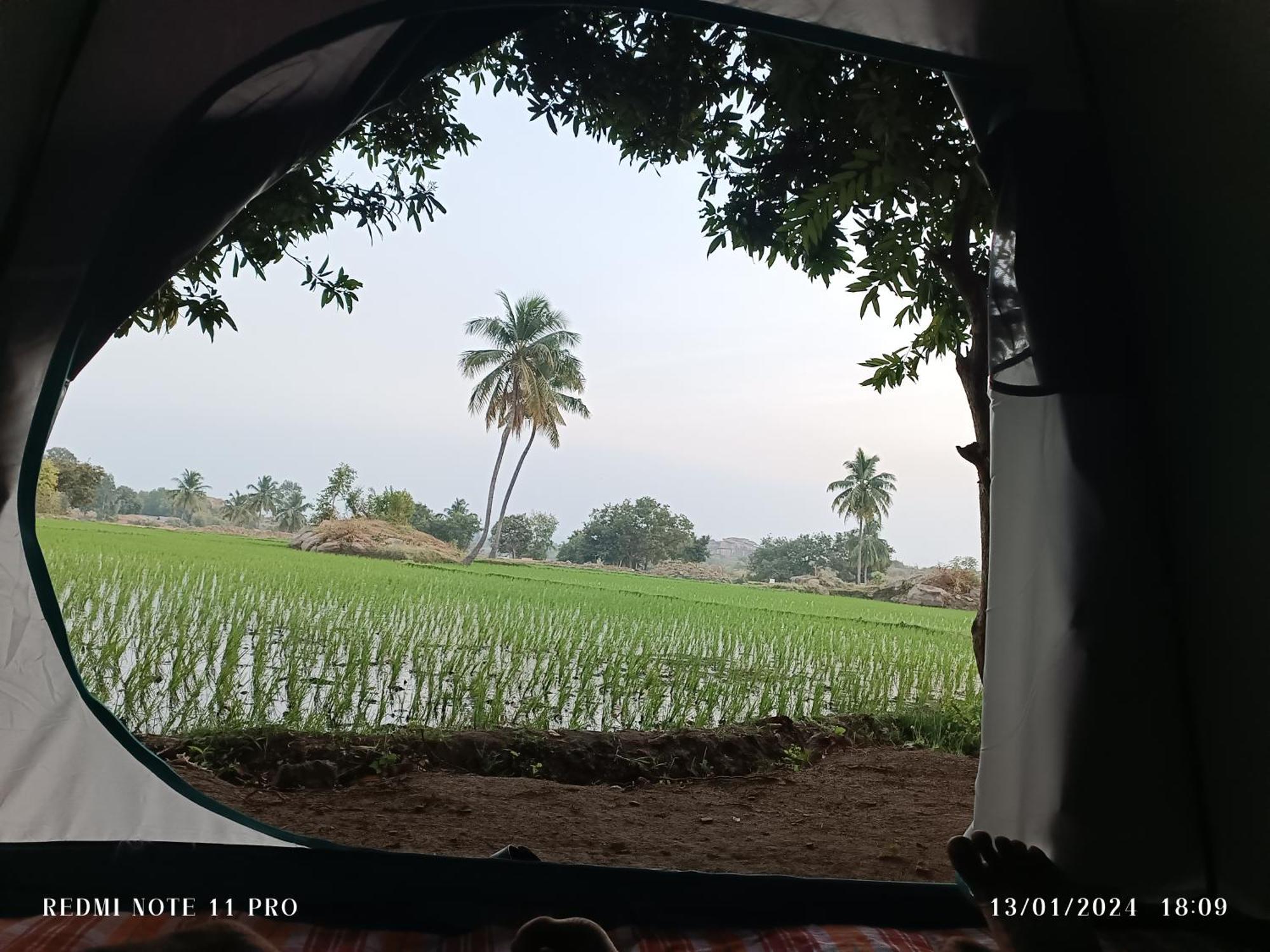 Sunrise Guest House & Restaurant Hampi Bagian luar foto